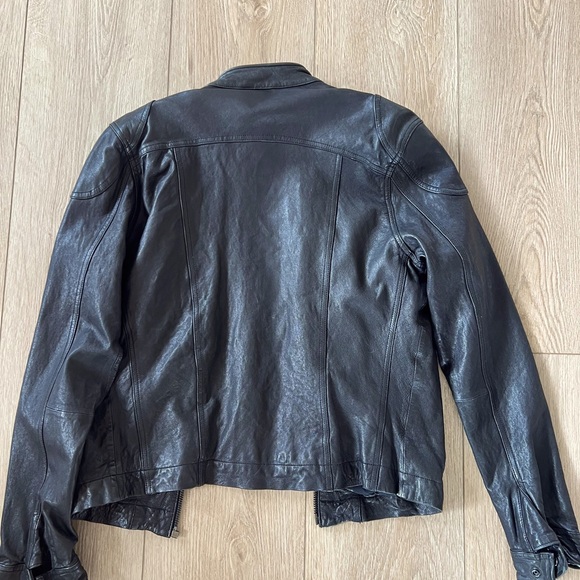 True Religion Men’s Leather Jacket - Picture 2 of 3